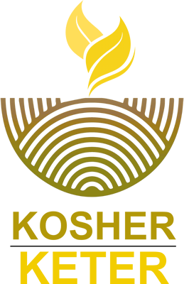 Logo dorado Kosher Keter